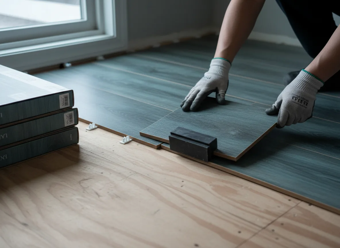Luxury Vinyl Plank Installation company in Many, LA